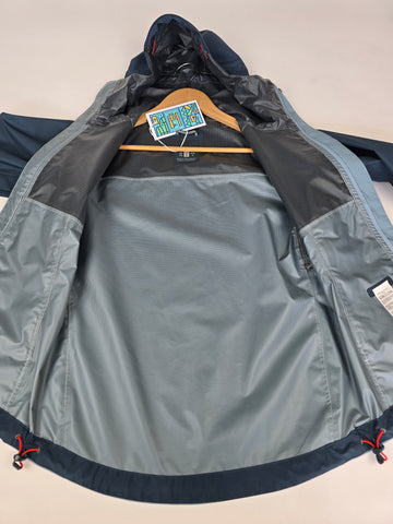Rab Downpour Eco Jacket Wmns Orion Blue/Citadel Size 08