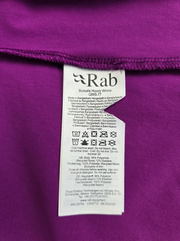 Rab Borealis Hoody Wmns Plum Size 12
