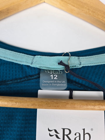 Rab Aleya Tee Wmns Ultramarine Size 12