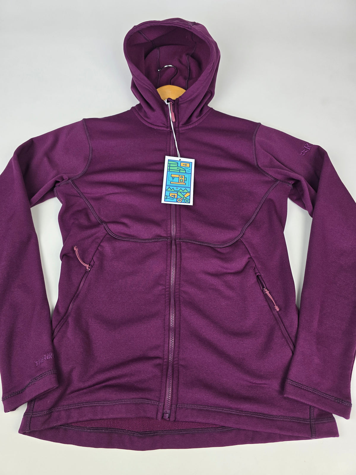 Rab Geon Hoody Wmns Eggplant Size 10
