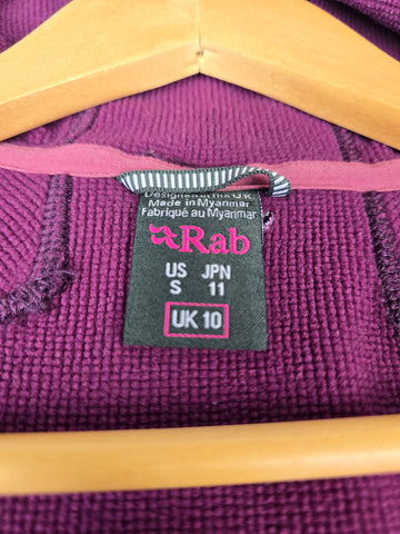 Rab Geon Hoody Wmns Eggplant Size 10