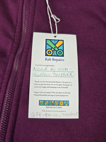 Rab Geon Hoody Wmns Eggplant Size 10
