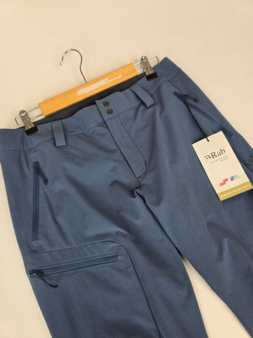 Rab Incline Pants Wmns Bering Sea Size 10 Regular Leg