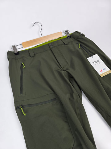 Rab Incline Pants Army 34" Regular Leg