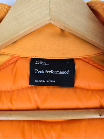 Peak Performance Helium Hybrid Jacket Geel Dames L