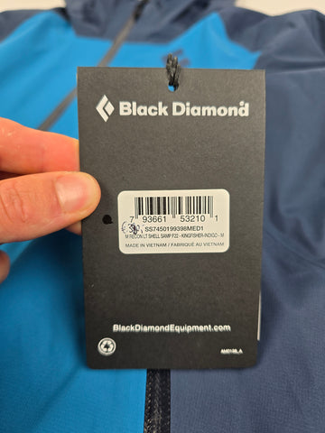 Black Diamond Recon LT Shell Blauw Heren M