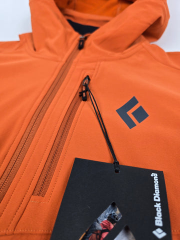 Black Diamond Dawn Patrol Soft Shell Oranje Heren M