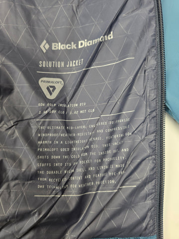 Black Diamond Solution JKT Blauw Heren M