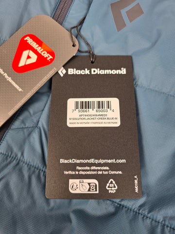 Black Diamond Solution JKT Blauw Heren M