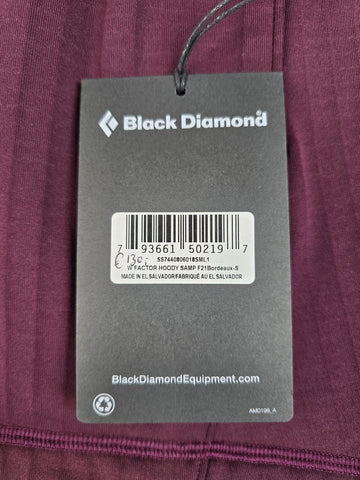 Black Diamond Factor Hoody Fleece Bordeaux Dames S
