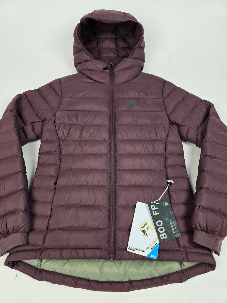 Black Diamond Access Down Hoody Bordeaux Dames S – Tweedehands
