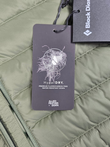 Black Diamond Access Down Hoody Groen Dames S