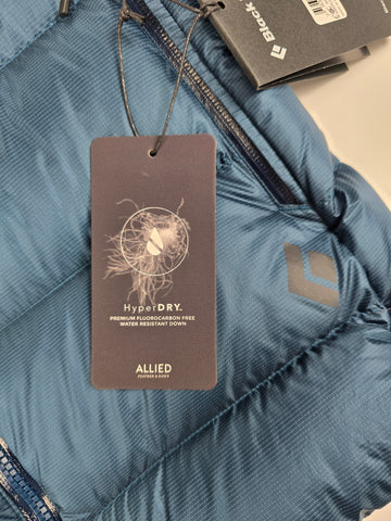 Black Diamond Vision Down Parka Blauw Dames S