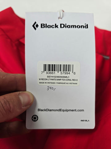 Black Diamond Recon LT Stretch Pant Coral Red Dames S