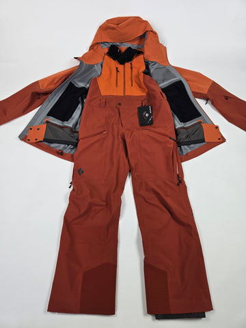 Black Diamond Recon Stretch Hardshell Set Oranje Heren M