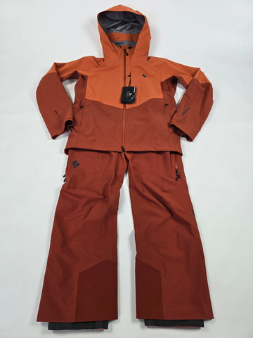 Black Diamond Recon Stretch Hardshell Set Oranje Heren M