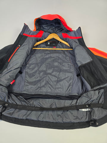 Spyder Ski Set Zwart Oranje Heren M