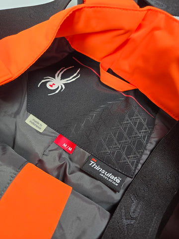 Spyder Ski Set Zwart Oranje Heren M