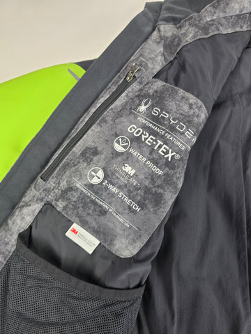 Spyder Goretex Skijas Groen Heren M