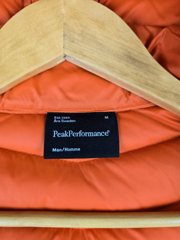 Peak Performance Frost Down Jacket Geel Oranje Heren M