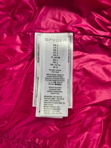 Spyder Down Jacket Rood Dames L