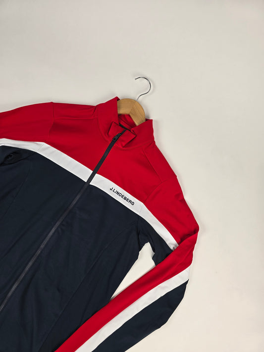 J.Lindeberg Jarvis Midlayer Barbados Cherry Heren S