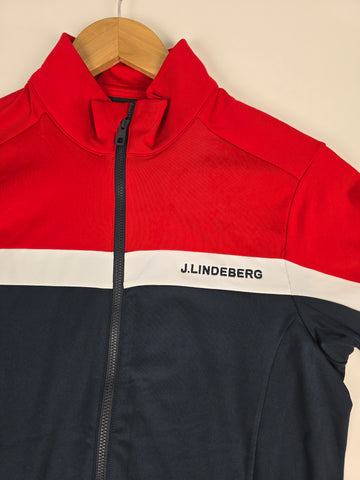 J.Lindeberg Jarvis Midlayer Barbados Cherry Heren S