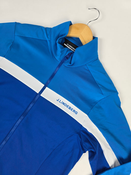J.Lindeberg Jarvis Midlayer Blauw Nieuw Blauw Heren S
