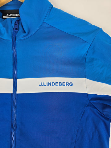 J.Lindeberg Jarvis Midlayer Blauw Nieuw Blauw Heren S