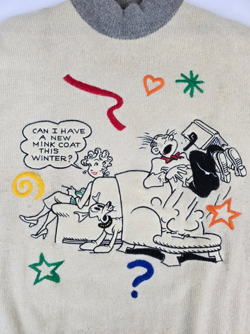 JC de Castelbajac Wollen trui Heren S