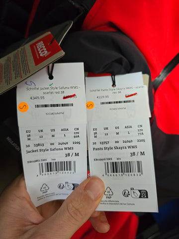 Schöffel Ski Set Safuna WMS - scarlet red 38