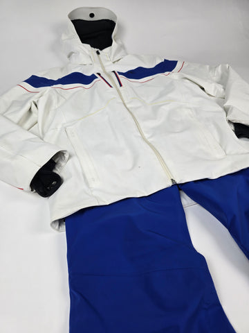 Kjus Speed Reader Ski Set Blauw Wit Heren L