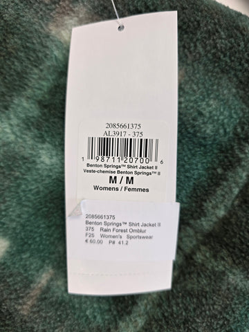 Columbia Benton Springs™ Shirt Jacket II Rain Forest Omblur M