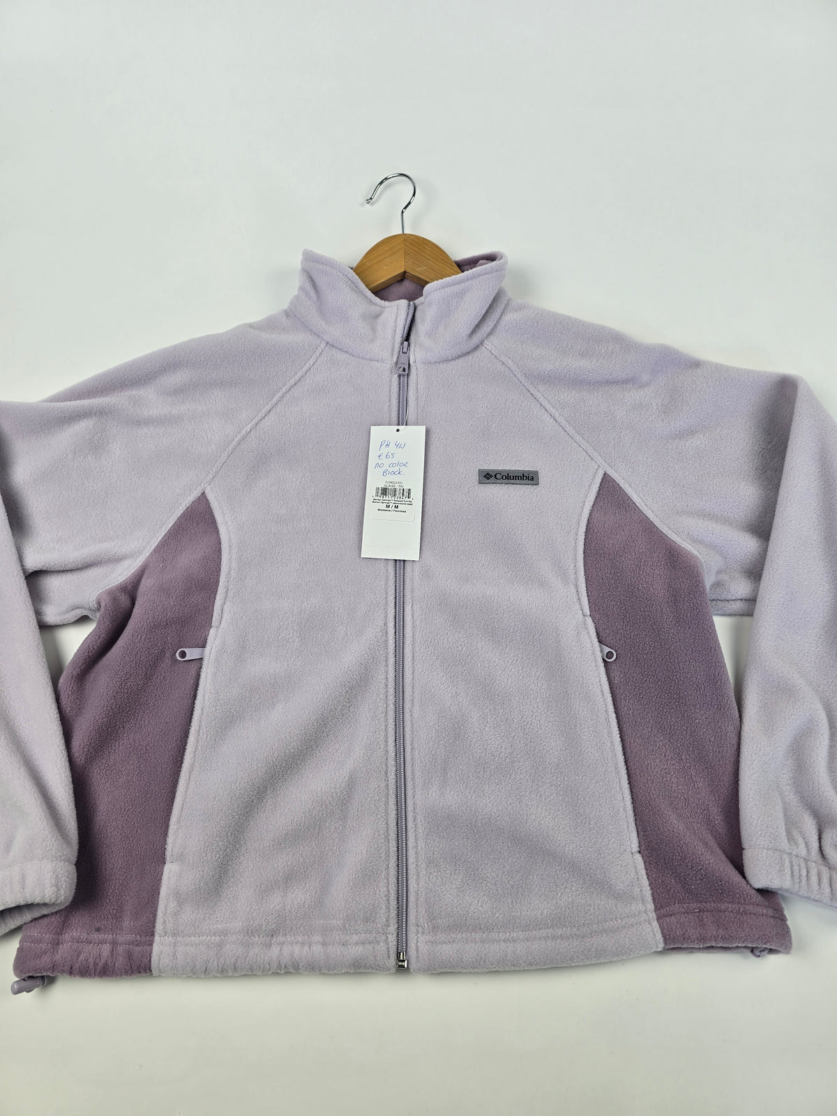 Columbia Benton Springs relaxed full zip Purple M