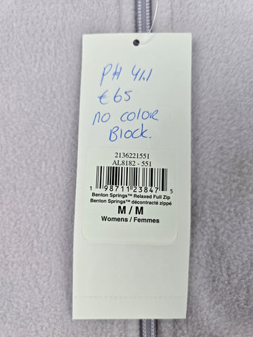 Columbia Benton Springs relaxed full zip Purple M