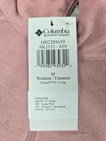 Columbia Glacial™ IV 1.2 Zip Eraser Pink M