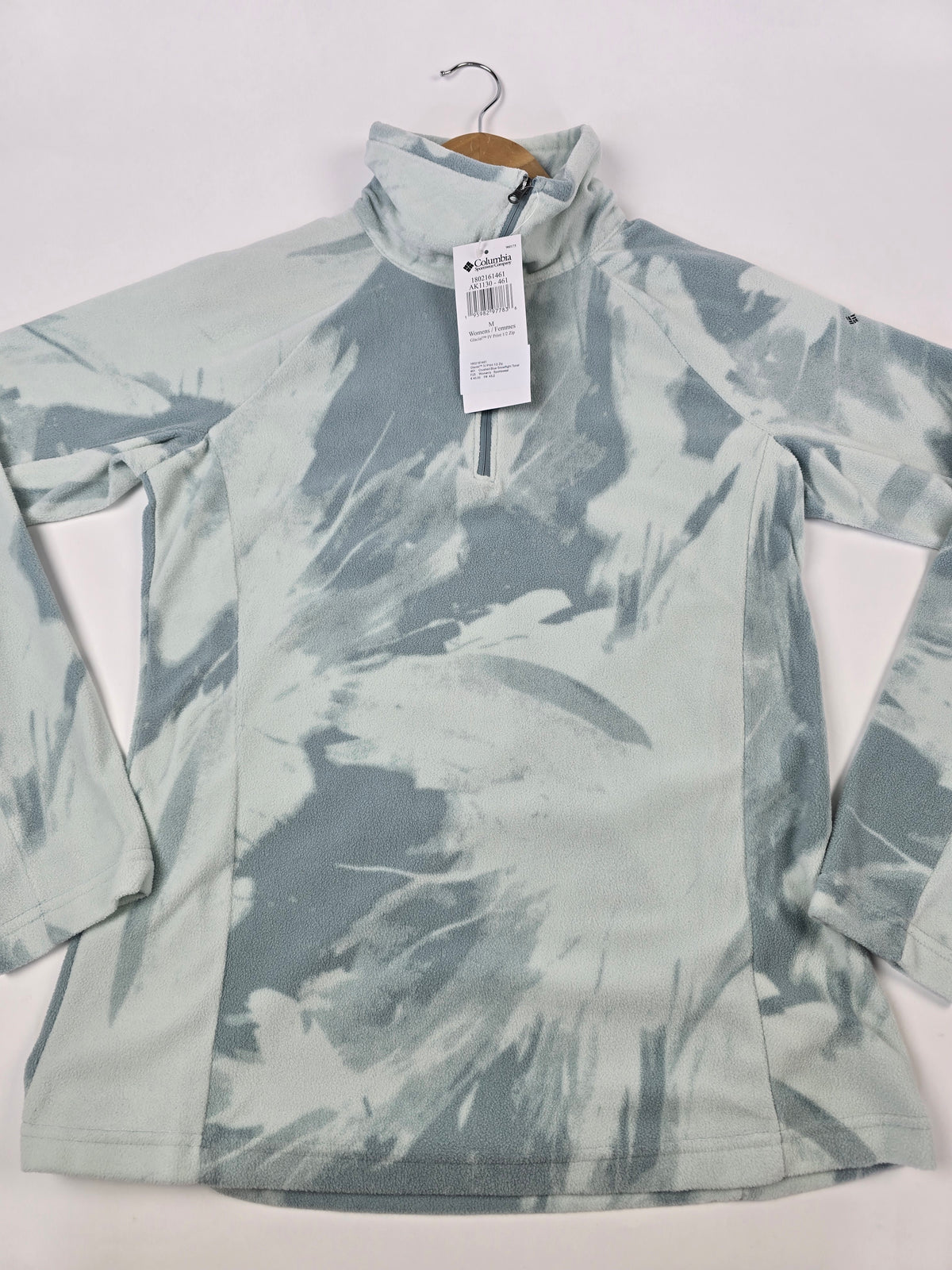 Columbia Glacial™ IV Print 1.2 Zip Crushed Blue Snowflight Tonal M