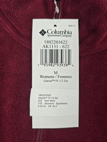 Columbia Glacial™ IV 1.2 Zip Rich Wine M