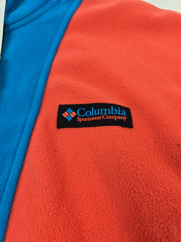 Columbia Backbowl™ II Full Zip Fleece Zing. Compass Blue. Black M