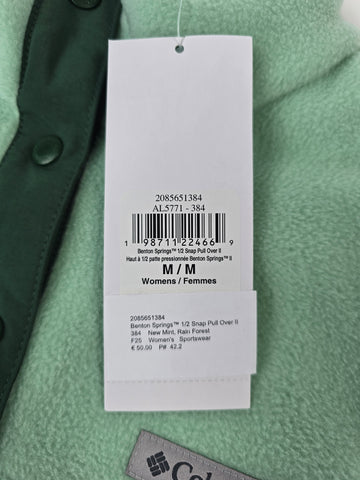 Columbia Benton Springs™ 1.2 Snap Pull Over II New Mint. Rain Forest M