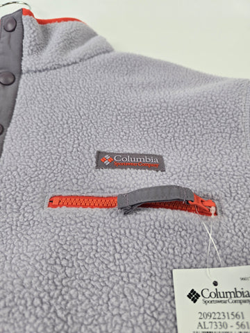 Columbia Helvetia™ II Cropped Half Snap Fleece Lavender Pearl. Shale Purple. Zing M