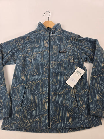 Columbia Benton Springs™ Printed Full Zip Everblue Flowfalls M