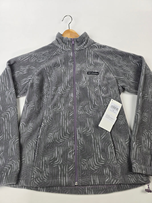 Columbia Benton Springs™ Printed FullZip Shale Purple Flowfalls M