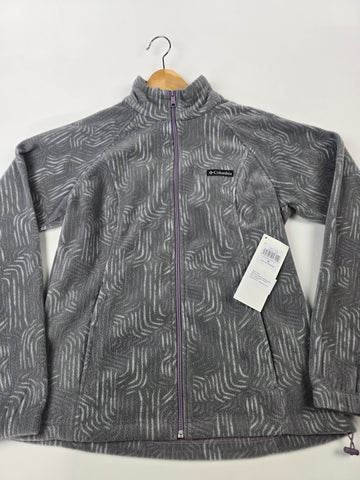Columbia Benton Springs™ Printed FullZip Shale Purple Flowfalls M