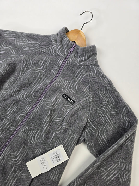 Columbia Benton Springs™ Printed FullZip Shale Purple Flowfalls M