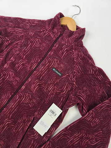 Columbia Benton Springs™ Printed FullZip Rich Wine Flowfalls M