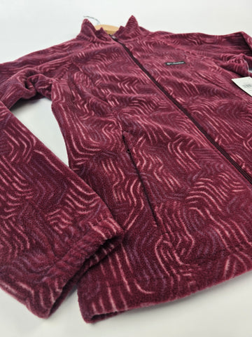 Columbia Benton Springs™ Printed FullZip Rich Wine Flowfalls M