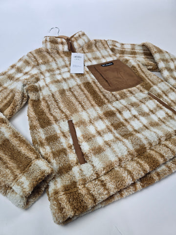 Columbia West Bend™ 1.4 Zip II Camel Brown Herringplaid M