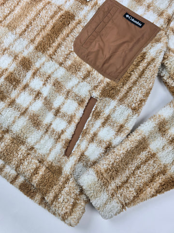 Columbia West Bend™ 1.4 Zip II Camel Brown Herringplaid M