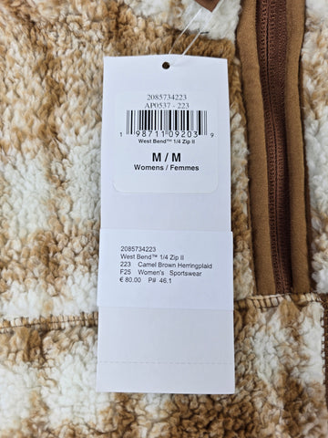 Columbia West Bend™ 1.4 Zip II Camel Brown Herringplaid M